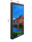 32'' Bus Stop Kiosk High Brightness Touch Screen Double Sided LCD Display
