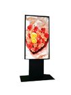 Floor Stand Indoor Digital Signage Display 55 Inch Wide Viewing Angles